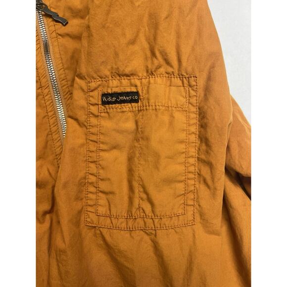 Nudie Jeans Tor Padded Bomber Jacket Mens Size Small Organic Cotton Streetwear - Picture 11 of 16